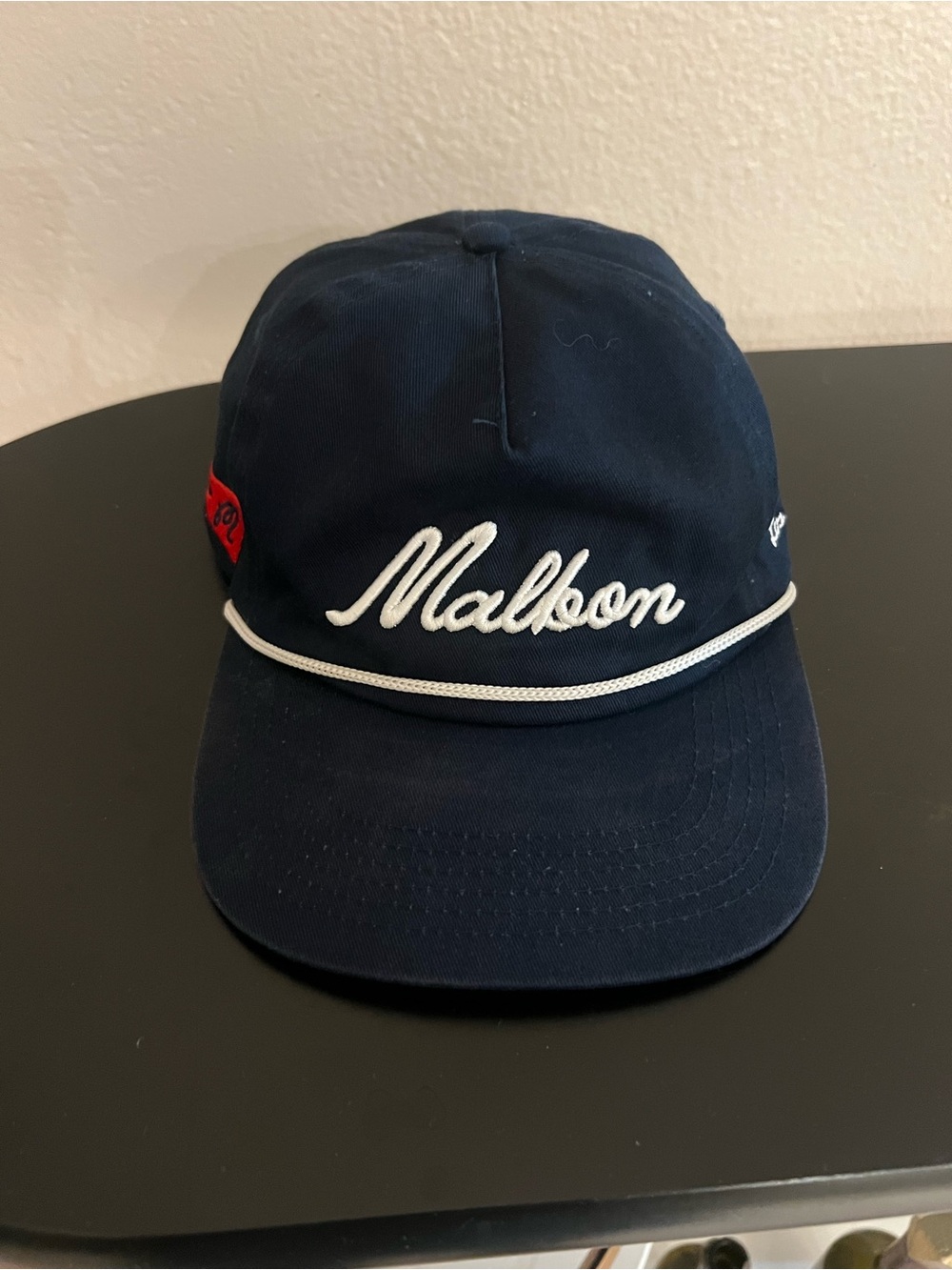 Malbon Golf Rare “Los Angeles” Script Rope SnapBack Hat